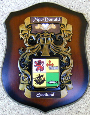 Single Wall Plaque Antique Gold Finish
